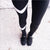 Womens Sporting Leggings Black Print