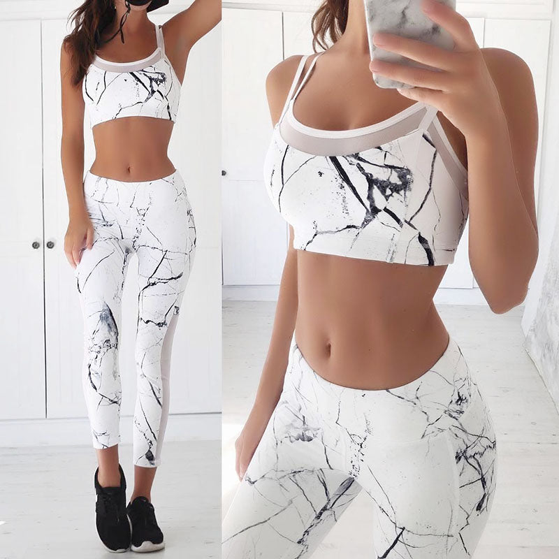 Marbled Two-Piece Suit