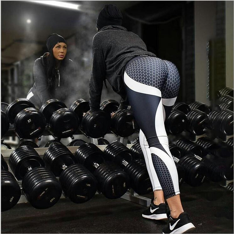 Honeycomb Mesh Leggings