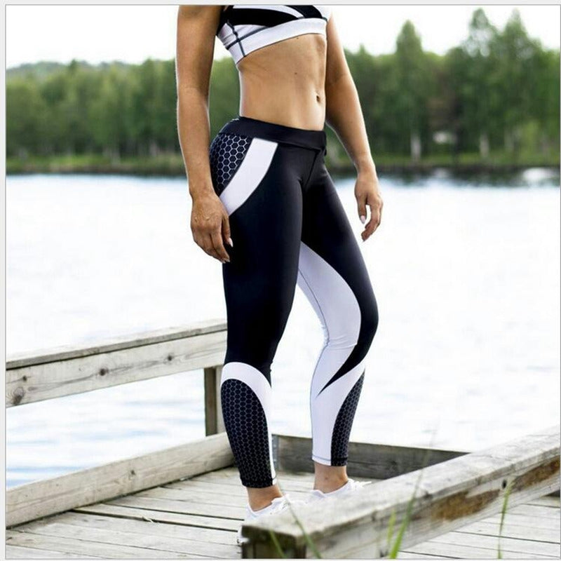 Honeycomb Mesh Leggings