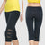 Black Mesh Fitness Leggings with Pockets