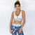 Floral Hollow Out Patchwork Tracksuits
