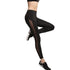 Black Mesh Splice Leggings