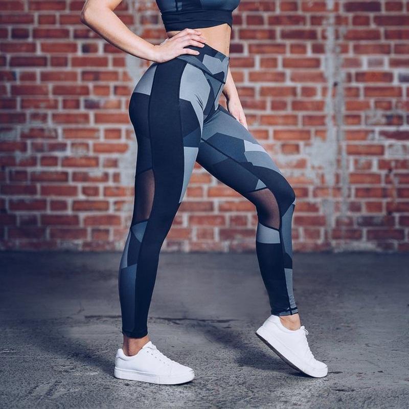Mesh Patchwork Leggings