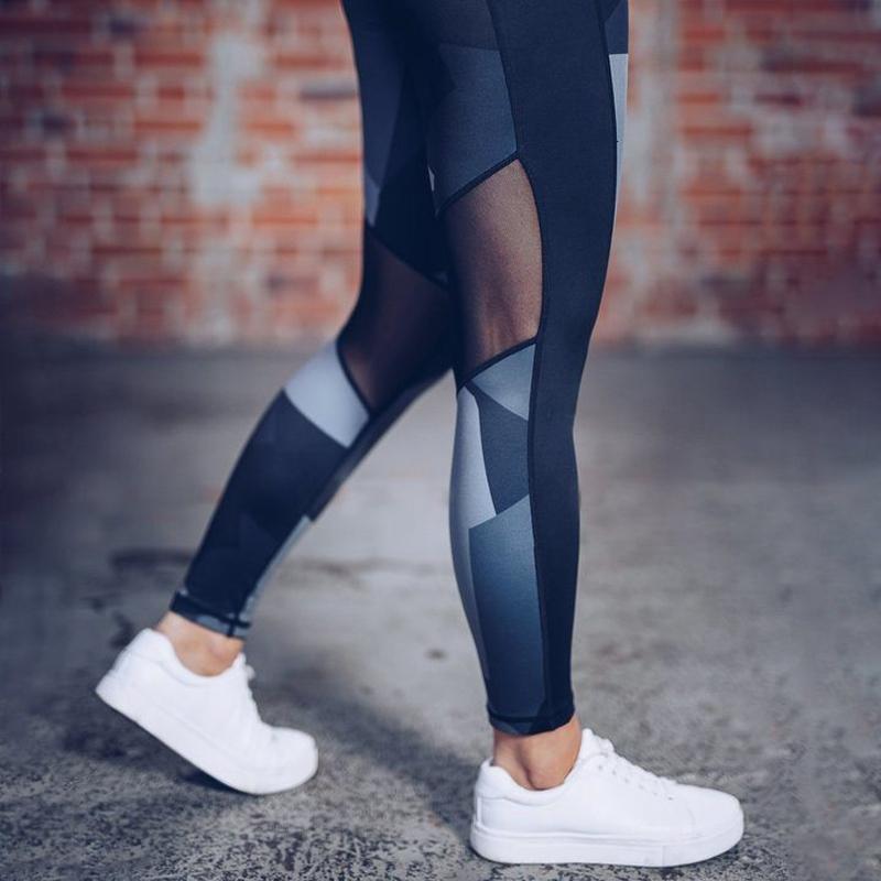 Mesh Patchwork Leggings