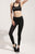 Black Mesh Splice Leggings