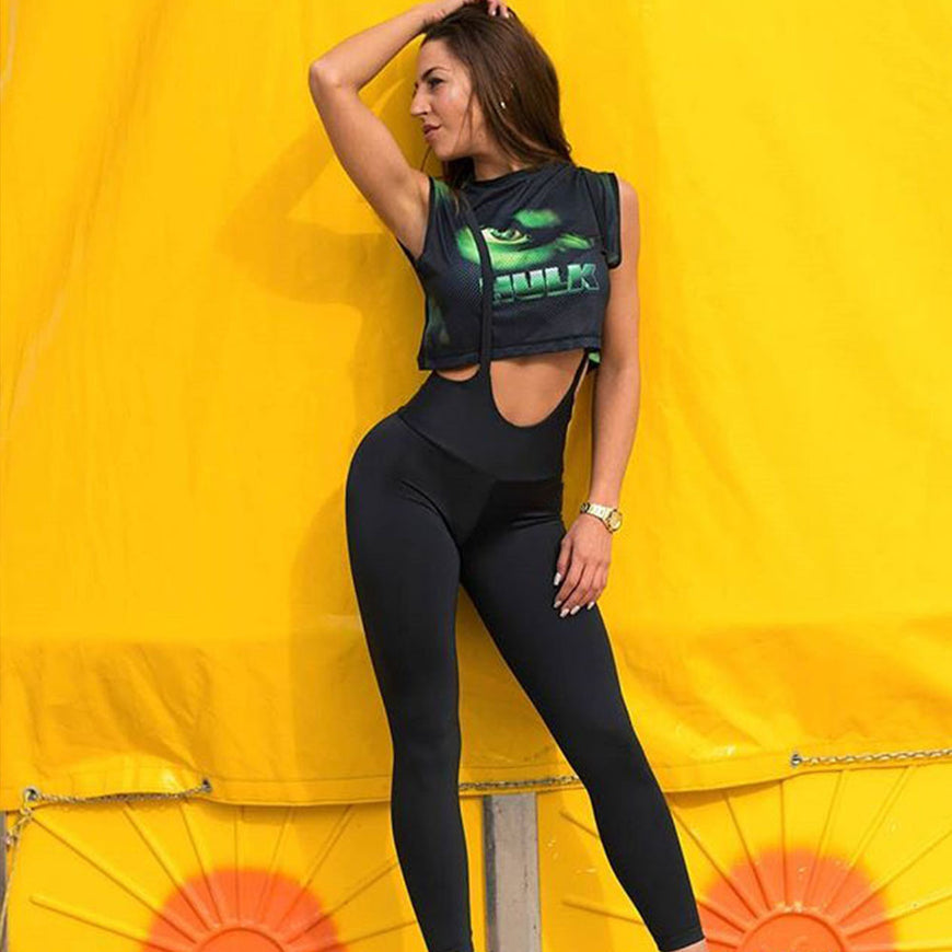 High Waist One Piece Bodysuit